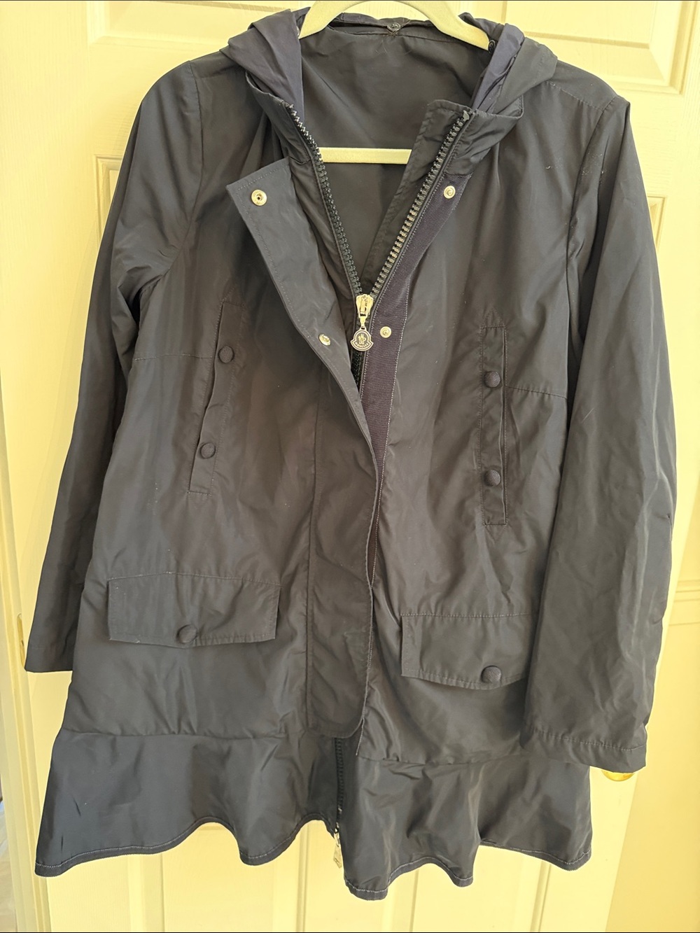 Moncler Navy Blue Rain Jacket